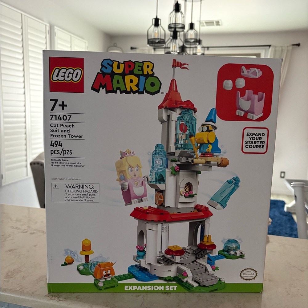 LEGO Super Mario 71407 Cat Peach and Frozen Tower